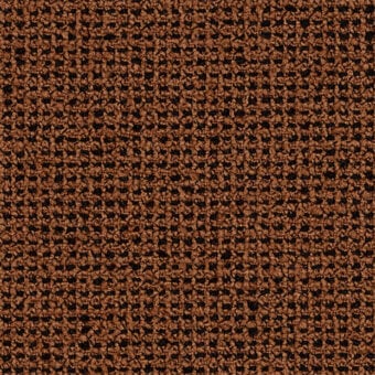 Woven fabric texture, medium brown and black grid, granular appearance, slightly raised nubby surface, lapalma grain 61254 material sample.